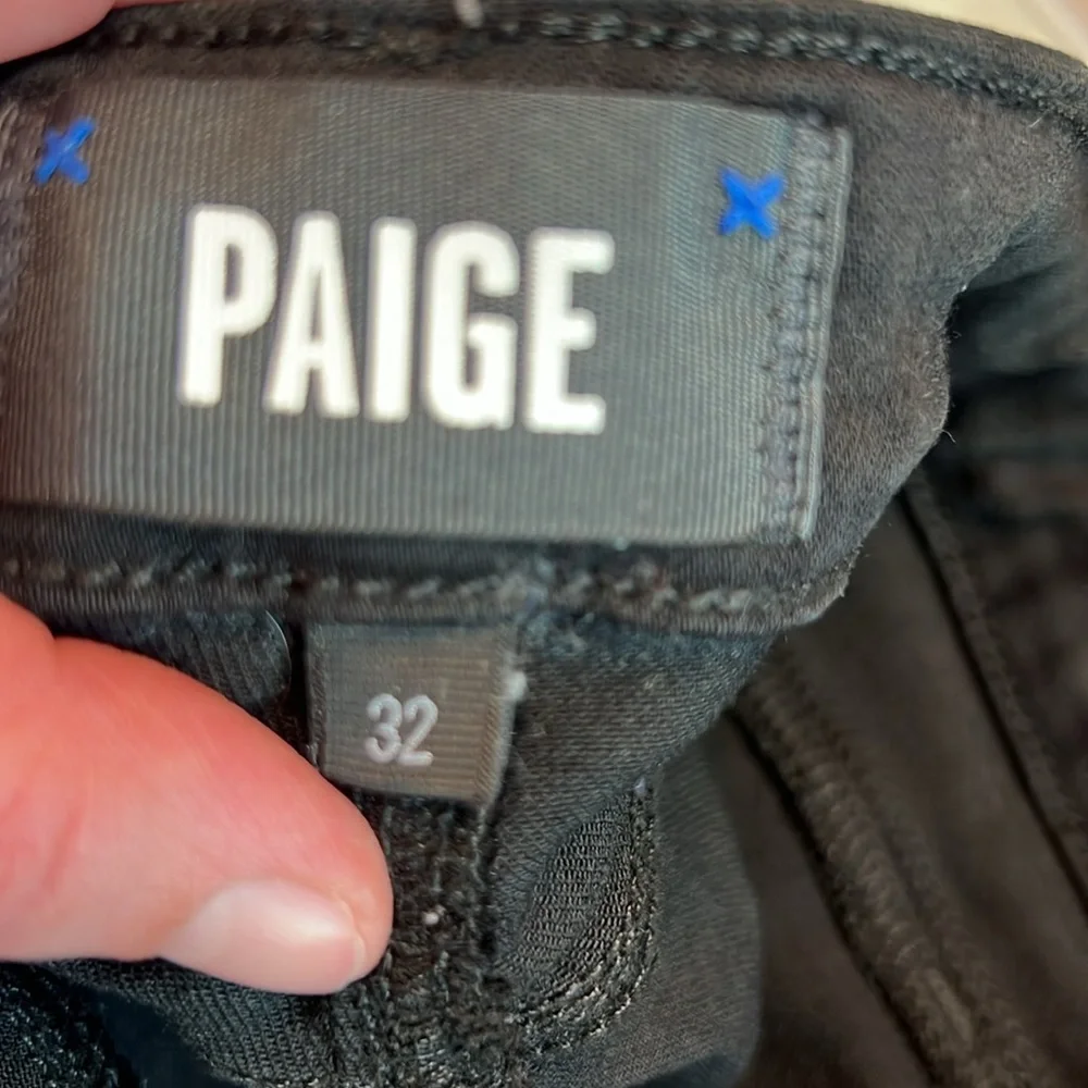 Paige Hoxton Ankle Black Jeans 32 - Picture 9 of 9